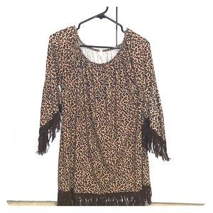 Leopard boutique dress!